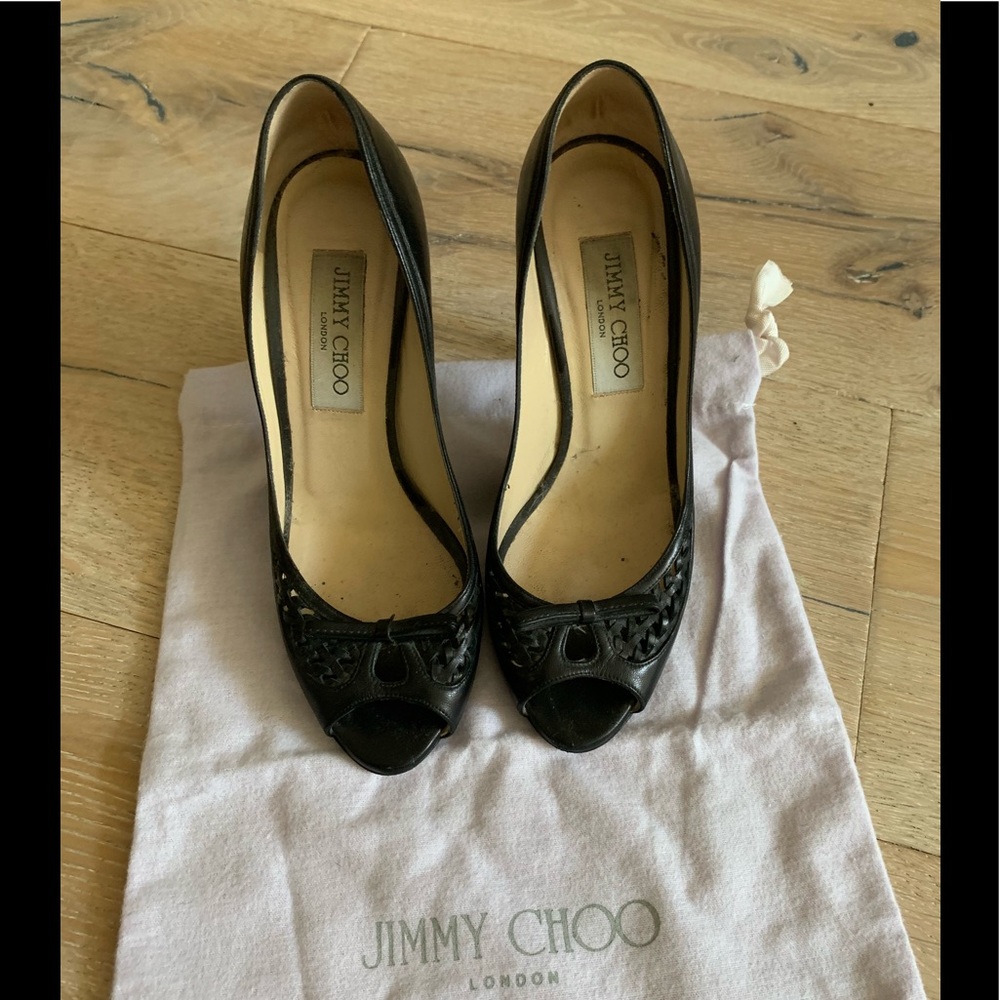 ✨AUTHENTIC✨ Jimmy Choo peep toe heel
